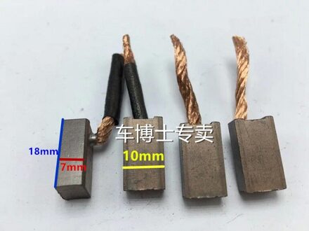 4 Stuks 18X10X7Mm Voor Xiali Auto Starter Motor Carbon Borstel Elektrische Borstel