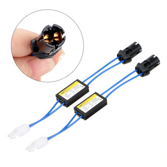 4 Stuks 2 Stuks Auto Led Decoder T10 12V Autolichten Geen Fout Canbus Kabel Waarschuwing Canceller Decoder Ocb belastingsweerstand 2stk
