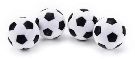 4 Stuks 32Mm Voetbal Fussball Soccerball Sport Ronde Indoor Games Tafelvoetbal Tafel Voetbal Plastic Voetbal