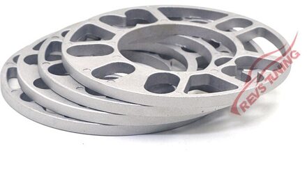 4 Stuks 5Mm Dikte Universele 4 / 5 Stud Fit Et Aanpassen Aluminium Auto Wiel Spacer shims Plaat 8mm