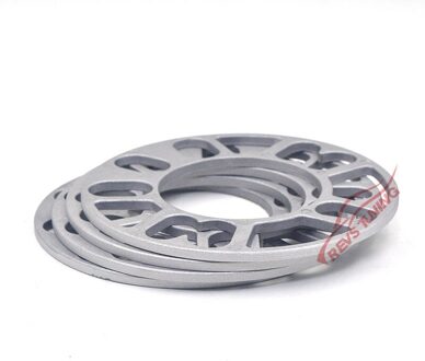 4 Stuks 5Mm Dikte Universele 4 / 5 Stud Fit Et Aanpassen Aluminium Auto Wiel Spacer shims Plaat