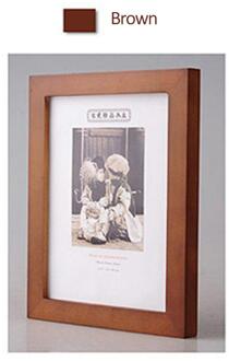 4 Stuks 6 Inch Home Foto Display Houten Fotolijst Desktop Display Wandkleden Huishoudelijke Woonkamer Decoratie 2stk koffie