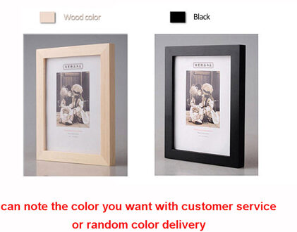 4 Stuks 6 Inch Home Foto Display Houten Fotolijst Desktop Display Wandkleden Huishoudelijke Woonkamer Decoratie 2stk willekeurig kleur