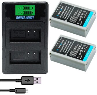 4 Stuks 7.4V Bateria BLN1 Ps BLN1 PS-BLN1 Batterij Voor Olympus E-M5 OM-D E-M1 E-P5 Camera Accessoires lader en 2accu