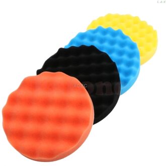 4 Stuks 7 Inch (180Mm) Buffing Polijsten Spons Pads Kit Voor Auto Polijstmachine Buffer M04
