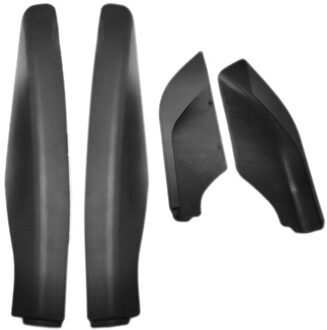 4 Stuks Abs Car Dakbagagedrager Einde Rail Cover Shell Protector Fit Voor Mitsubishi Pajero V73 V93 V97