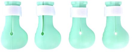 4 Stuks Anti-Bijten Bad Wassen Kat Klauw Cover Cut Nagels Voet Cover Pet Poot Protector