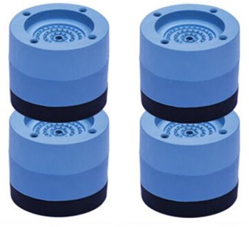 4 Stuks Anti Vibration Voeten Pads Wasmachine Rubber Mat Anti-Vibratie Pad Droger Universele Vaste Antislip geluidsreducerende Pad grijs / 6cm