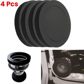 4 Stuks Auto Deur Speaker Bass Ring Schuim Woofer Pad Wattenschijfje Bass Portierbekleding Noise Sound Audio Speaker Noise geluid Golf Accessoires