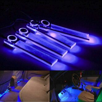 4 stuks auto omgevingslicht ground Auto interieur verlichting LED Sfeer lamp Decoratieve auto accessoires