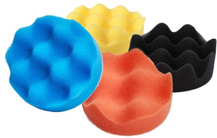 4 Stuks Auto Polish Pad Spons 3 ''Polijsten Pads M10 Draad Voor Auto Polijstmachine Buffing Pad Set Car Cleaning tool type B