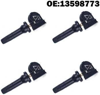 4 Stuks Auto Tpms Bandenspanning Sensor 13598773 Voor Opel Mokka Bolt Karl Viva Cadillac CT6 XT5 Buick Lacrosse