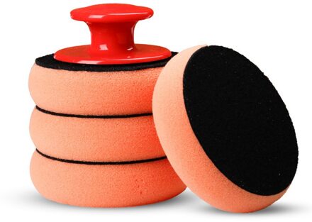 4 Stuks Auto Wassen Wax Polish Polijsten Pad Spons Car Cleaning Doek Polish Spons Microfiber Applicator Pads Car Cleaning tool