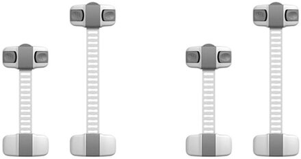 4 Stuks Baby Kastdeur Drawers Koelkast Lock Verstelbare Sloten Veiligheid Koelkast Lock Lade Sloten