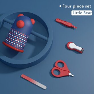 4 Stuks Baby Schaar Nagelknipper Set Baby Baby Nail Care Set Vinger Trimmer Schaar Nagelknipper Voor Baby Kids nagelknipper 01