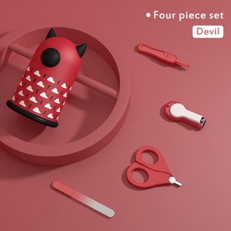 4 Stuks Baby Schaar Nagelknipper Set Baby Baby Nail Care Set Vinger Trimmer Schaar Nagelknipper Voor Baby Kids nagelknipper 02