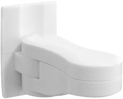 4 Stuks Baby Veiligheid Levert Kind Proof Deuren Lijm Hendel Baby Veiligheidsslot Deur Lever Lock Handvat Compatibel Met Standaard # Y1 wit