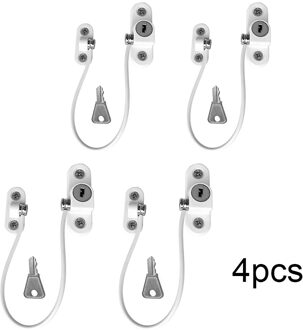 4 stuks Baby Veiligheid Venster Keten Sloten Kindveilige Veiligheid Lockers Kids Anti Vallen Window Lock Kinderen Veiligheid Kast Vergrendelingen