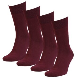 4 stuks Bamboo Crew Socks * Actie * Grijs,Bruin,Rood,Zwart,Groen,Versch.kleure/Patroon,Blauw - Maat 35/38,Maat 39/42,Maat 43/46,Maat 47/50