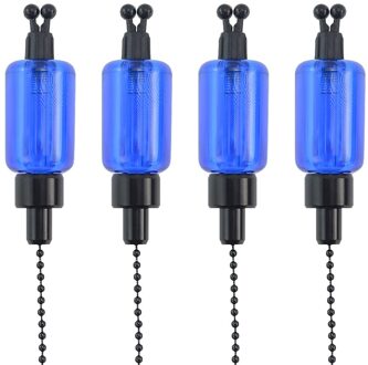 4 Stuks Beetverklikkers Karpervissen Hangers Klossen Swingers Indicatoren Blauw