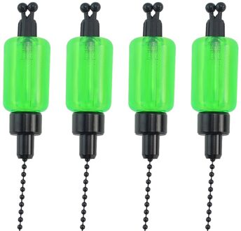 4 Stuks Beetverklikkers Karpervissen Hangers Klossen Swingers Indicatoren groen