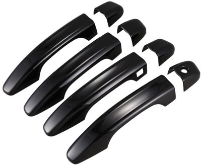 4 Stuks Black Side Deurgreep Cover Trim Trim Protector Voor Honda Tiende Generatie Accord