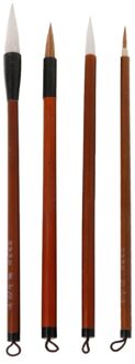 4 Stuks Chinese Schilderij Borstels Kunstenaar Tekening Borstel Voor Aquarel Borstel