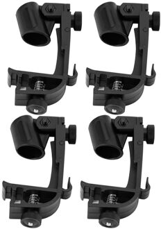 4 Stuks Clip Op Drum Microfoon Klem Mic Mount Houder Verstelbare Shockproof