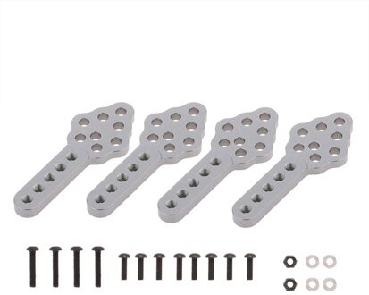 4 Stuks Cnc Metalen Schokdemper Mount Passen Hoogte Hoek Stand Voor Rc Crawler Auto Axiale SCX10 90046 D90 D110