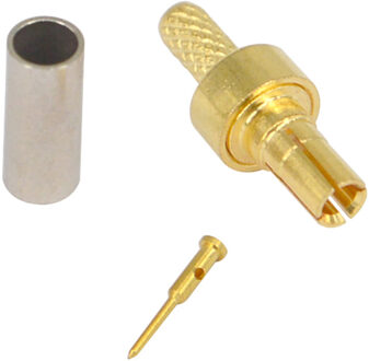 4 stuks CRC9 Mannelijke Plug Connector Recht Krimp Voor RG316 RG174 RG178 RF Coax Kabel