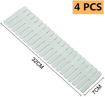 4 Stuks Diy Lade Divisie Board Tool Verstelbare Lade Divider Diy Opslag Planken Huishoudelijke Gratis Combinatie Partitie Boord 002