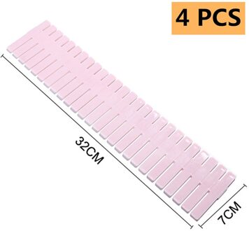 4 Stuks Diy Lade Divisie Board Tool Verstelbare Lade Divider Diy Opslag Planken Huishoudelijke Gratis Combinatie Partitie Boord 003