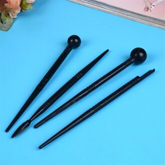 4 Stuks Draagbare Bakvormen Gesneden Pennen Gadgets Eenvoudige Diy Flower Modelling Tool Fondant Koekjes Cake Mallen Taart Decoreren Gereedschappen