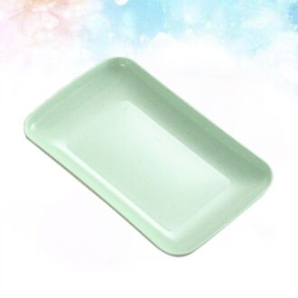 4 Stuks Gerechten Huishoudelijke Diner Plaat Voedsel Plaat Magnetron Beschikbaar Milieuvriendelijke Thuis Keukengerei (Roze, Groen, blauw, Worden