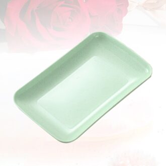 4 Stuks Gerechten Huishoudelijke Diner Plaat Voedsel Plaat Magnetron Beschikbaar Milieuvriendelijke Thuis Keukengerei (Roze, Groen, blauw, Worden