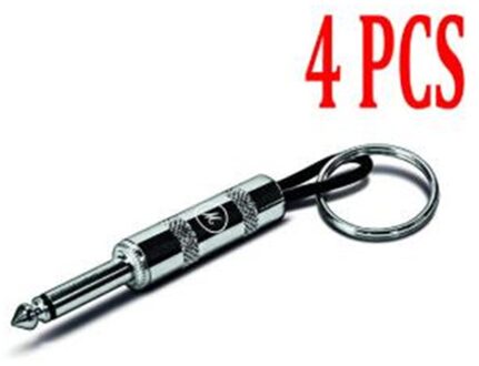 4 Stuks Gitaar Sleutelhanger Houder Voor Keuken Sleutelhanger Opknoping Haken Audio Plug Muur Decor Badkamer Accessoires Gitaar Sleutelhouder veelkleurig A2 4stk