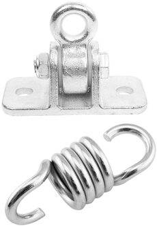 4 Stuks Hangmat Opknoping Accessoires Kit Hangmat Schommel Stoel Haak Vaste Accessoires Swing Vaste Schijf Draaibare Swivel Haken type 2