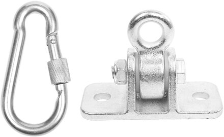 4 Stuks Hangmat Opknoping Accessoires Kit Hangmat Schommel Stoel Haak Vaste Accessoires Swing Vaste Schijf Draaibare Swivel Haken type 3