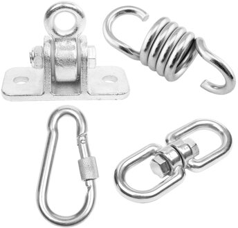 4 Stuks Hangmat Opknoping Accessoires Kit Hangmat Schommel Stoel Haak Vaste Accessoires Swing Vaste Schijf Draaibare Swivel Haken type 4
