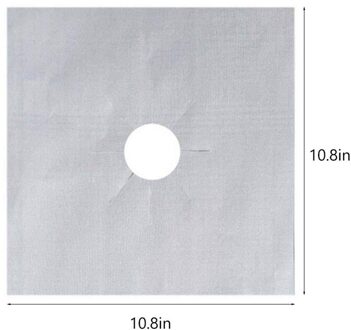 4 Stuks Herbruikbare Gas Cover Brander Mat Temperatuur Anti-Vervuiling Anti-Olie Pad Liner Cleaning Kitchen Tools kichen Accessoires