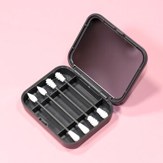 4 Stuks Herbruikbare Wattenstaafje Oor Reiniging Cosmetische Siliconen Knoppen Swabs Sticks Voor Cleaning Up Touch-Ups Dubbele-headed nee.1