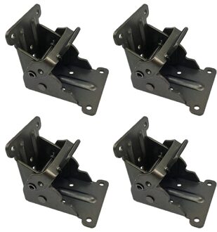 4 Stuks Inklapbare Ondersteuning Frame Zelfsluitende Scharnier Tafel Been Fittings En Gussets-Voor Vouwen Benen Vouwen Werkbank vouwen De