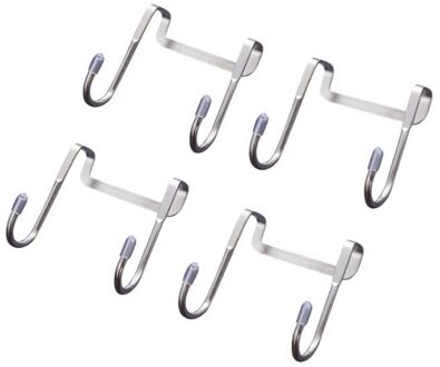 4 Stuks Lade Kast Haak 304 Roestvrij Staal S-Vormige Haak Geschikt Voor Keuken, Kast, Lade, badkamer, Etc.