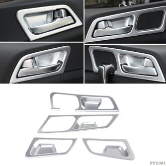 4 stuks LHD Chrome Binnen Deurklink Frame Trim Cover Voor Kia Sportage QL Interieur Auto Accessoires