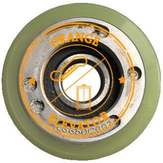 4 Stuks Lift Roller S650C607 OD76MM W25MM Bearing6204