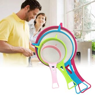 4 Stuks Mini Kleine Plastic Mesh Scoop Zeef Food Zeef Keuken Mand Filter Zeef Trechter Keuken Accessoires