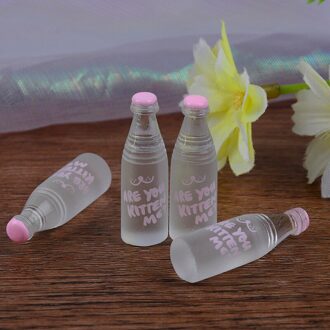 4 stuks Mini Mineraalwater Flessen Drank Poppenhuis Miniatuur Speelgoed Pop Voedsel Keuken Woonkamer Accessoires Kids Pretend Speelgoed