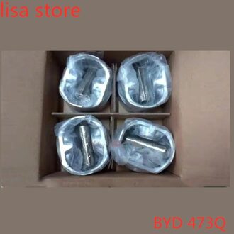 4 Stuks Motor Zuiger Voor Byd 473QA 483QA Motor