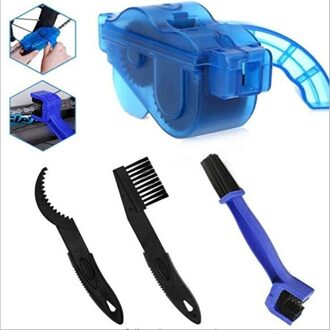 4 Stuks Mountain Fietsen Cleaning Kit Een Set Draagbare Fiets Chain Cleaner Fiets Borstels Scrubber Wash Tool Outdoor Accessoire