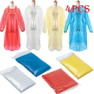 4 Stuks Multifunctionele Anti-Druppels Regenjas Impermeable Waterdichte Regen Jas Mannen Vrouwen Auto Motorfiets Regen Poncho Regenkleding